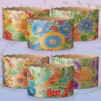 Форми паперові для куліча (85*130) Петрикова (400 гр) (50 шт.) Харків