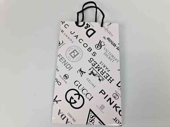 Бумажный пакет подарочный Средний 17/26/8(артSV-213) (12 шт) Харьков