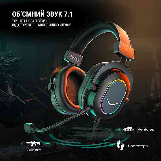 Гарнітура Fifine RGB H6 Black ( 12599 ) Харьков