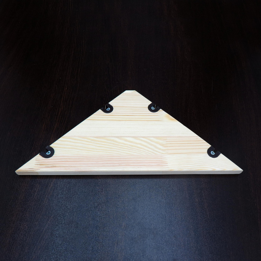 Угловая настенная полка 