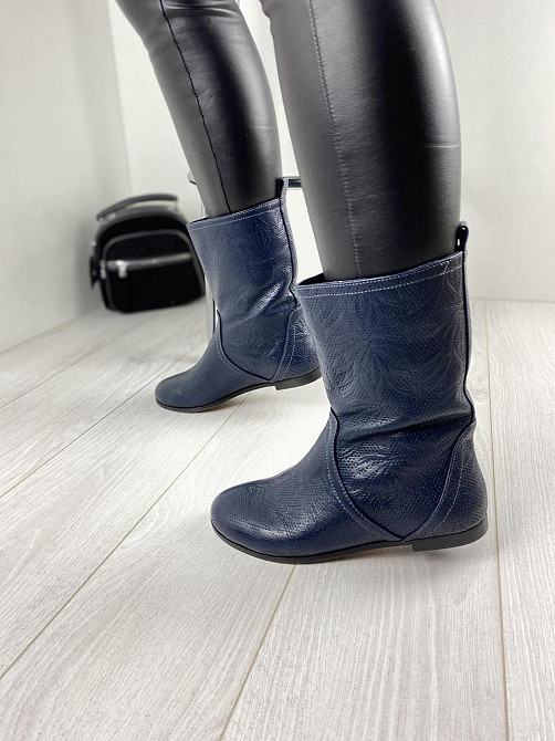 Nivelle Жіночі черевики NIVELLE сині натуральна шкіра 36р. (5210/1/0508) Коломия - фото 7