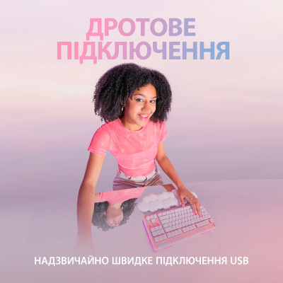 Клавіатура Logitech G713 Aurora Gaming GX Red USB UA Off-White (920-010678) Вінниця - фото 4