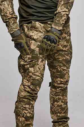 Мужские тактические летние брюки пиксель для военных, летние полевые рип-стоп брюки для военного Львов