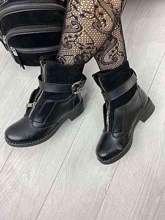 Черевики жіночі LaDi чорні натуральна шкіра зима (2136) 36р.38р.39р. Коломыя
