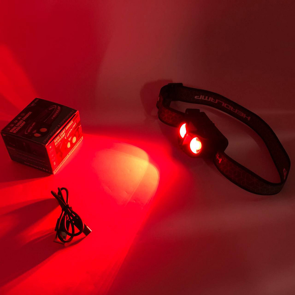 Фонарик на голову с зарядкой WT208, Налобный фонарик bailong, Сверхмощный налобный фонарь PZ-64 Киев - изображение 9