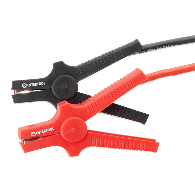 Пускові дроти 800 А, 4 м, до -40°C, чохол INTERTOOL AT-3050 Київ - фото 2