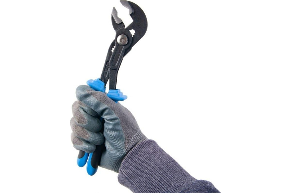 Пасатижі переставні сантехнічні 8 "-200мм з дрібним кроком, кнопкою фіксації і ергономічними ручками Одеса - фото 2