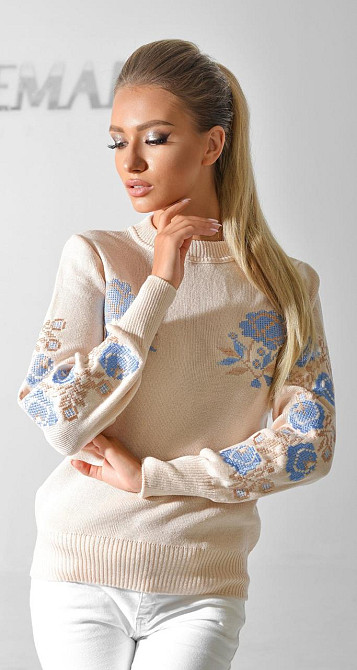 Свитер с вышивкой (42-44) Киев - изображение 4