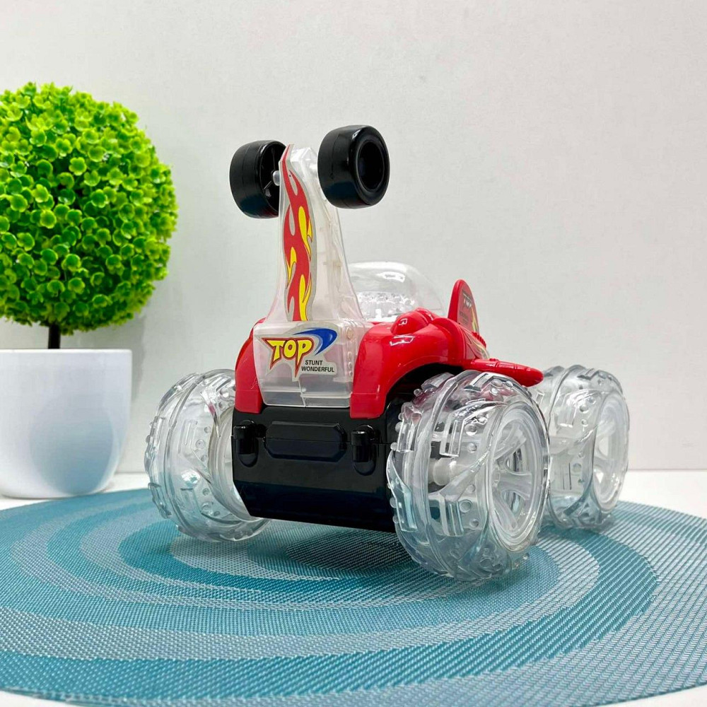 Машина Перевертень радіокерована трюкова зі колесами, що світяться 19см Червона (9996 M) Чернігів - фото 7