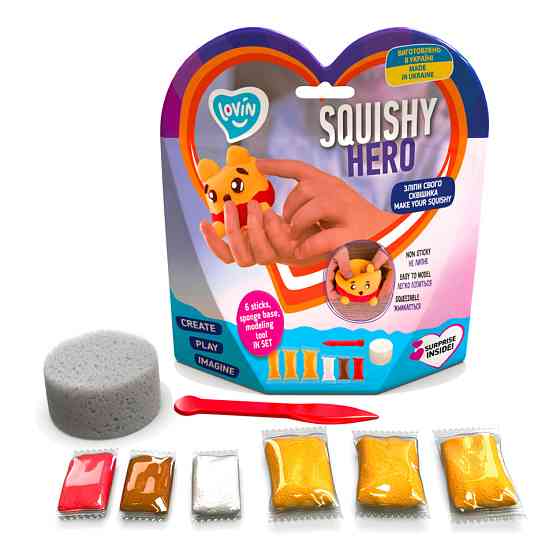 Набір для ліплення з повітряним пластиліном Squishy Squiny Pooh ТМ Lovin 70128 Вінниця