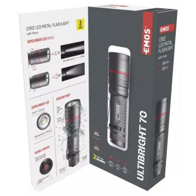 Ліхтар EMOS P3170 340Lm 3AAA Metal (P3170) Вінниця - фото 4