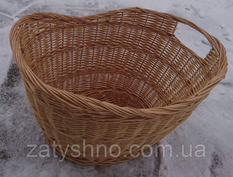 Большая плетеная корзина на дрова Киев - изображение 5