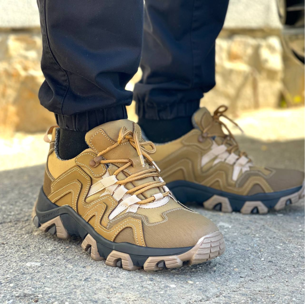 Тактические мужские демисезонные кроссовки койот Gore-Tex военные кроссовки с усиленным носком Львов - изображение 10