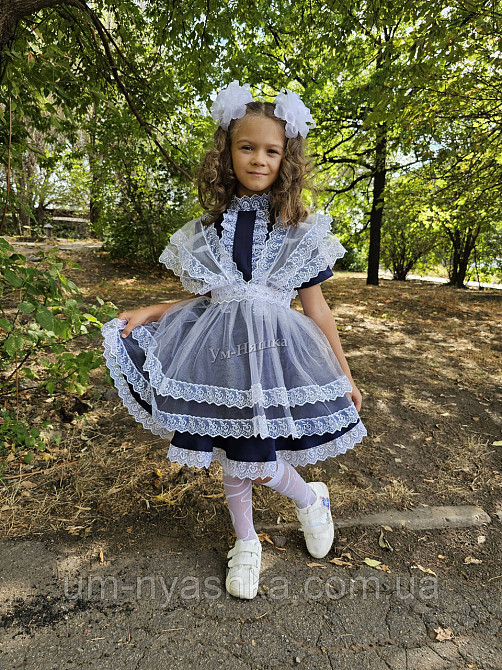 Красивое школьное платье с кружевом на рост 116-146 Кривой Рог - изображение 6