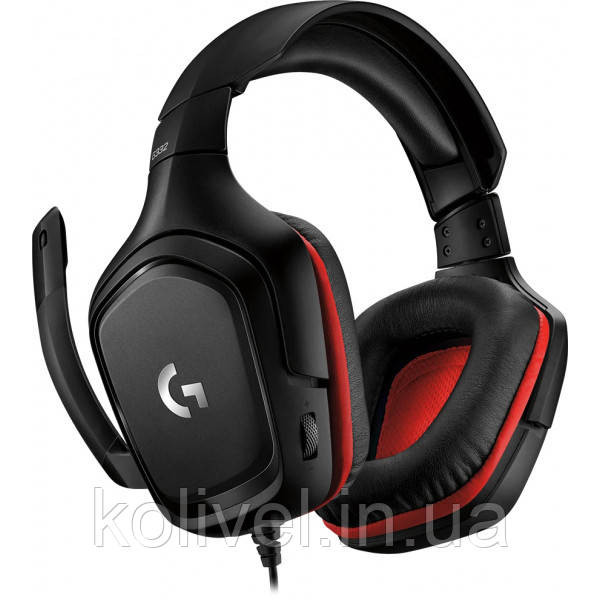 Навушники Logitech G332 Wired Gaming Headset BLACK (981-000757) Киев - изображение 3