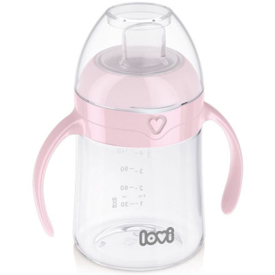Поильник-непроливайка Lovi 150 мл - розовая (35/353) Винница - изображение 1