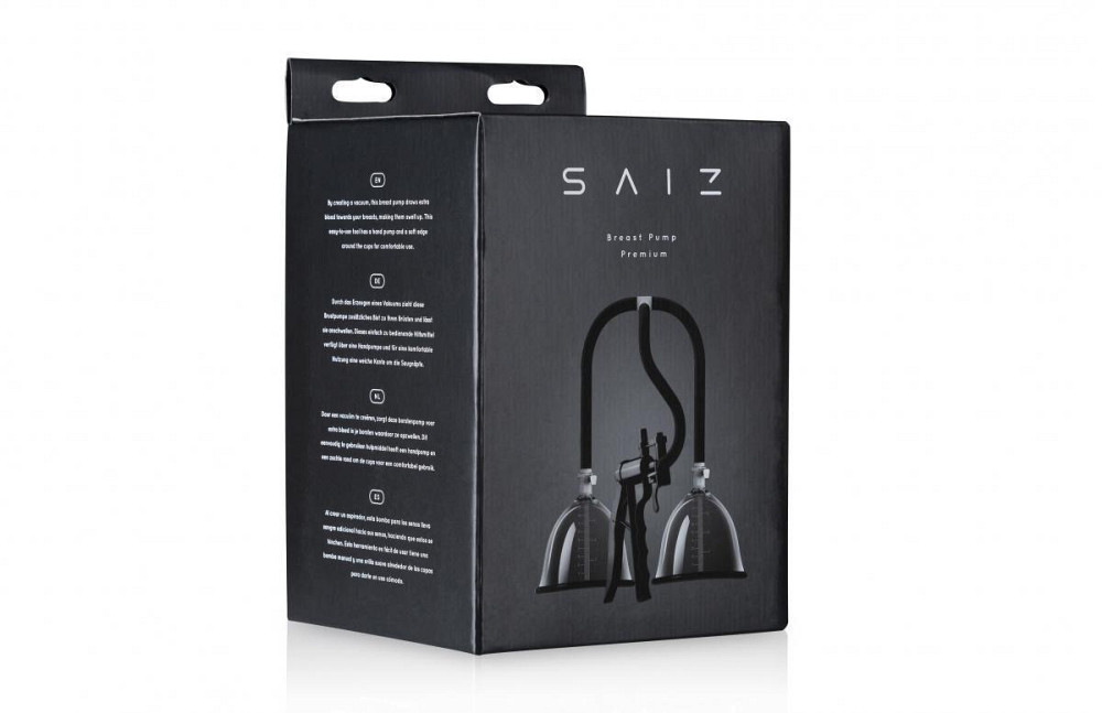Ручна вакуумна помпа для грудей SAIZ - Breast Pump Premium Sex Aura Київ - фото 2