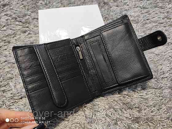 Чоловічий шкіряний гаманець вертикального типу для карток ST Leather Київ