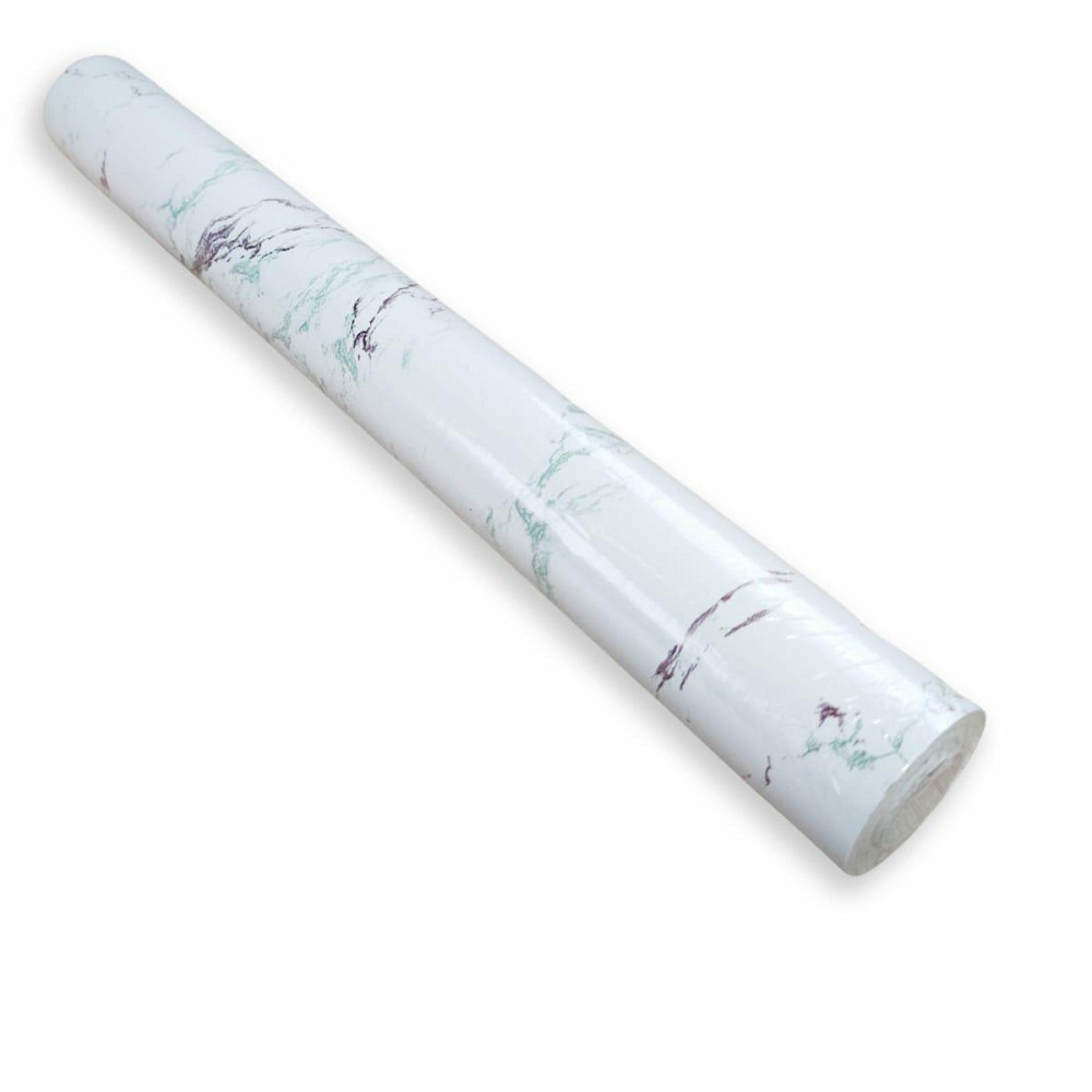 Самоклеющаяся пленка 0,45х10м х 0,07мм Зелено-красный мрамор SW-00001272 Днепр - изображение 4