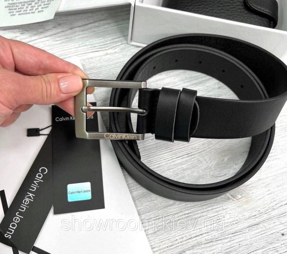 Подарунковий набір для чоловіків гаманець та ремінь (481) Київ - фото 6