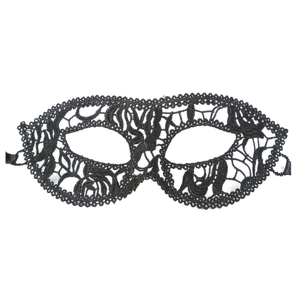Маска маскарандна з мережива чорна Київ - фото 1