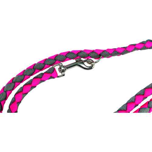 Повідок Trixie Каво регульований L–XL 2,00 м х 18 мм фуксія-графіт Київ