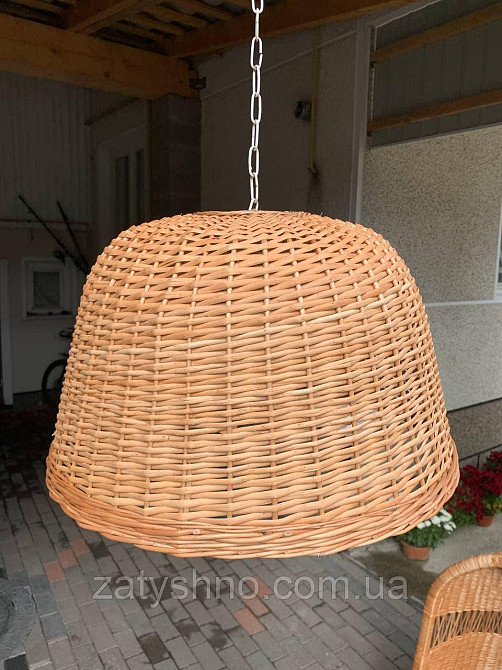 Люстра плетеная подвесная из лозы Киев - изображение 2