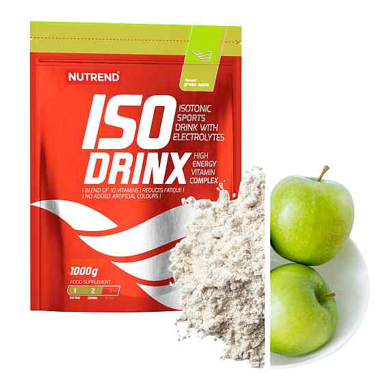Ізотонік Nutrend IsoDrinx 1000 g (Green apple) Луцьк