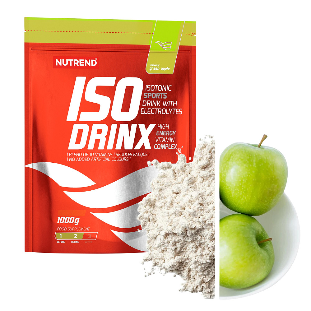 Ізотонік Nutrend IsoDrinx 1000 g (Green apple) Луцьк - фото 2
