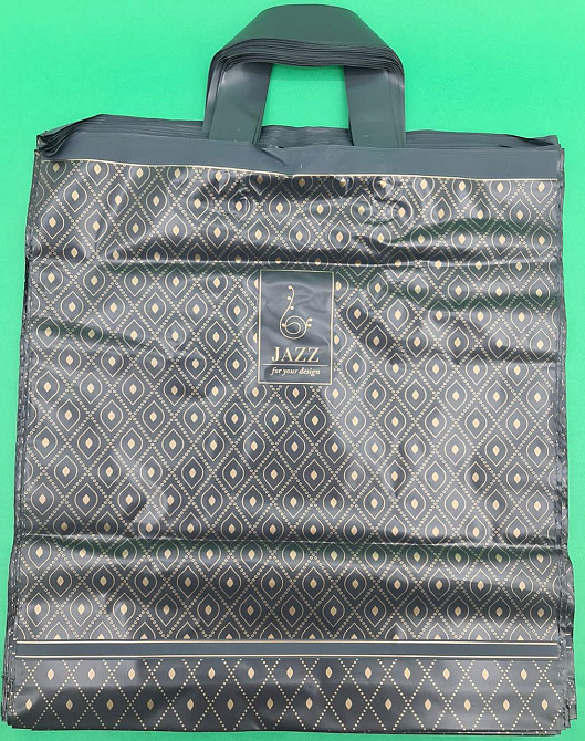 Пакет із петльовою ручкою, чорний "Джаз (38х42) (50 шт.) Харків - фото 4