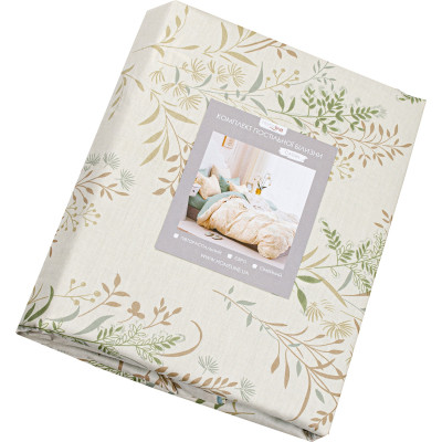 Постільна білизна Home Line Степові трави Сатин Твіл євро (183022) Вінниця - фото 1