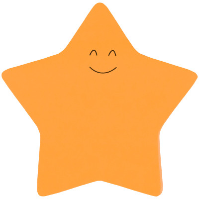 Бумага для заметок Axent с клейким слоем Star 70х70мм, 50 листов (2444-03-A) Винница - изображение 1