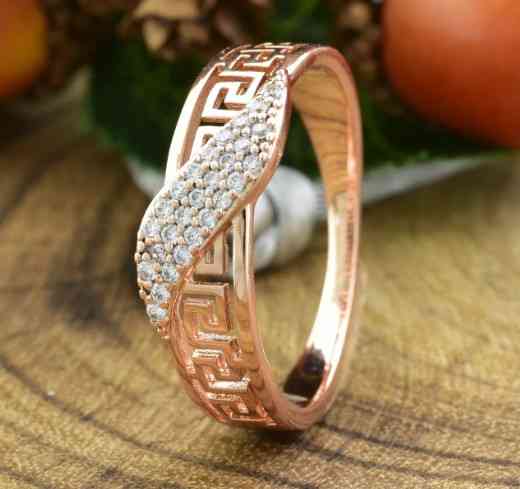 Кольцо Xuping 14209 размер 18, позолота РО, ширина 6мм, вес 2,1г, белые фианиты Киев