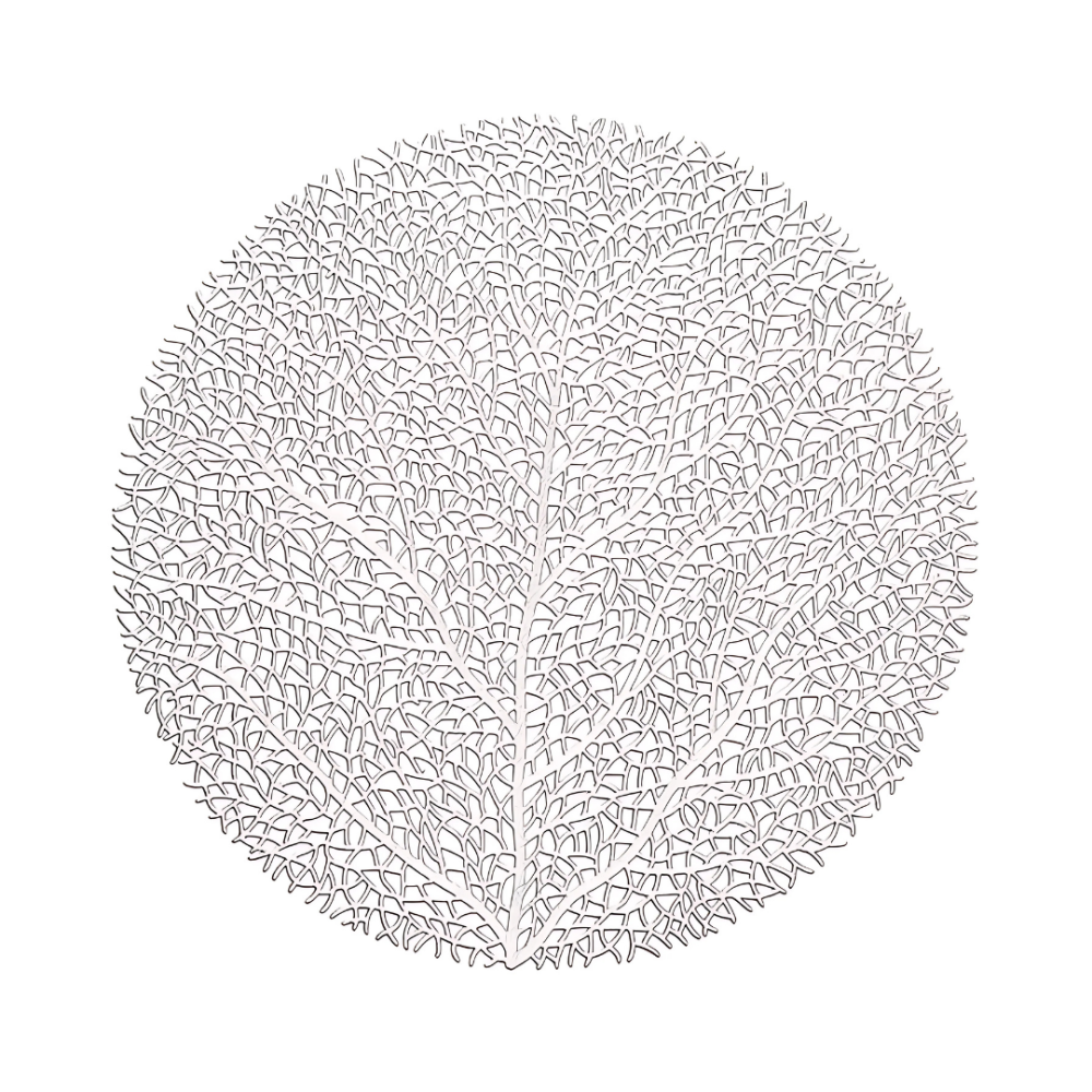 Сервировочная салфетка под горячее круглая, коврик сервировочный серебристый набор 2 шт Каменец-Подольский - изображение 4