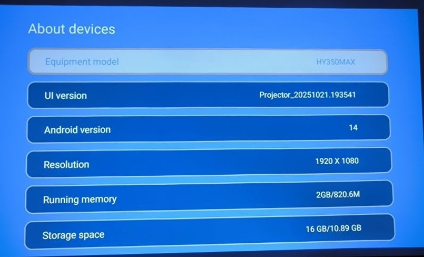 Проектор Magcubic HY350 Max 900Ansi 2/16G Android 14 Auto Focus. Харків - фото 3