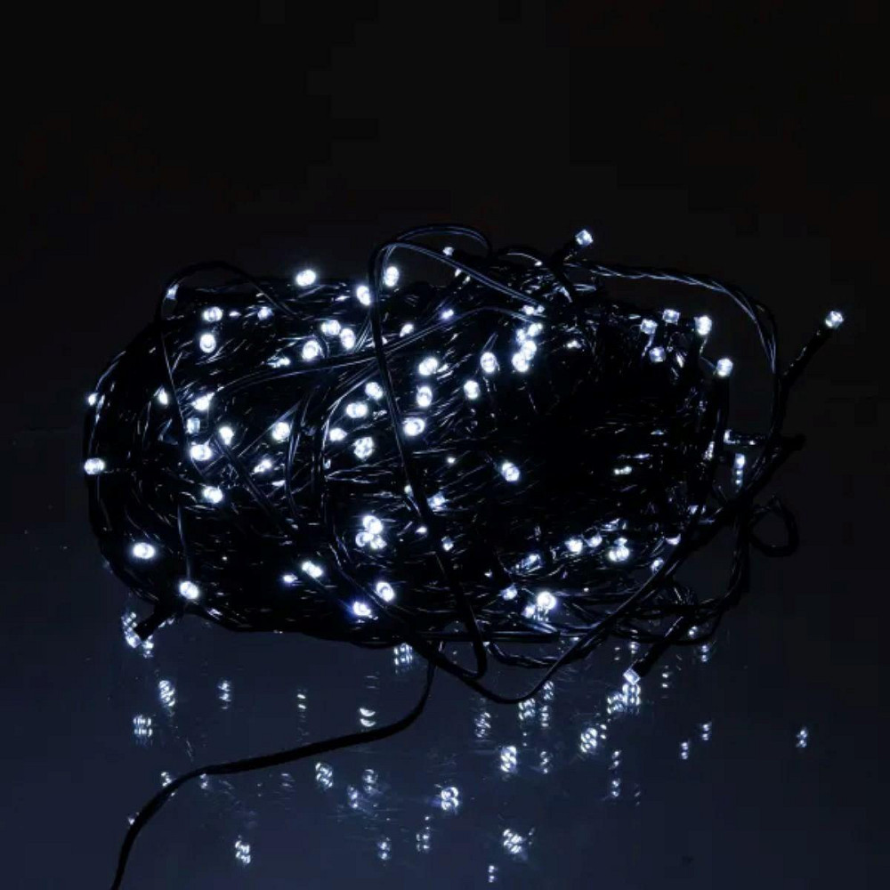 Вулична новорічна гирлянда 30 м, 300 LED, з сонячною батареєю Київ - фото 2