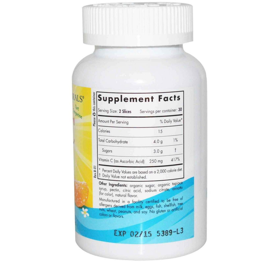 Вітамін C жувальний Nordic Naturals Vitamin C Gummies 250 мг 60 конф мандарин Київ - фото 2