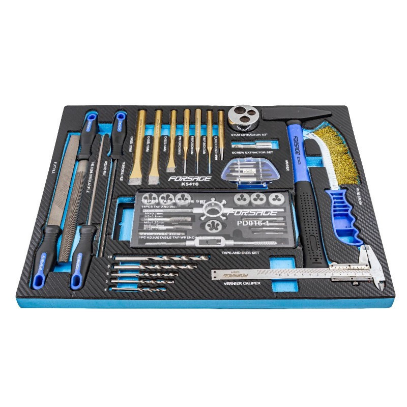 Набір ударного та різального інструменту 41 пр., у ложементі FORSAGE F-K5416 Одеса - фото 6