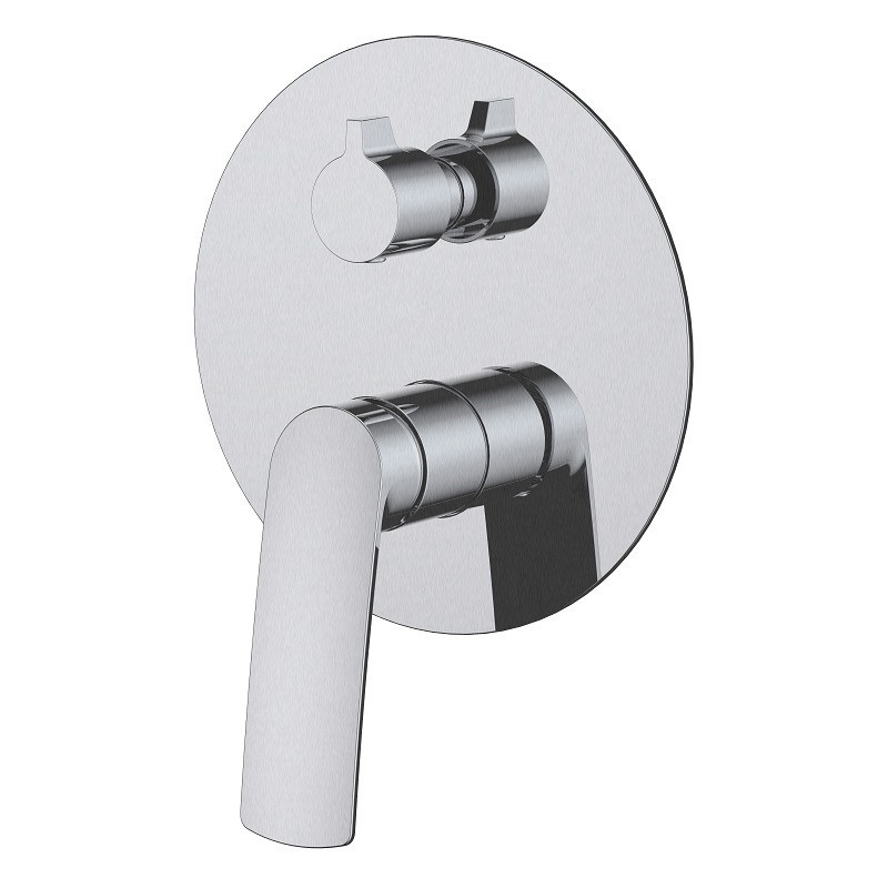 Змішувач прихованого монтажу VOLLE CANTE cepillado níquel  на 2 споживачі нікель Київ - фото 1