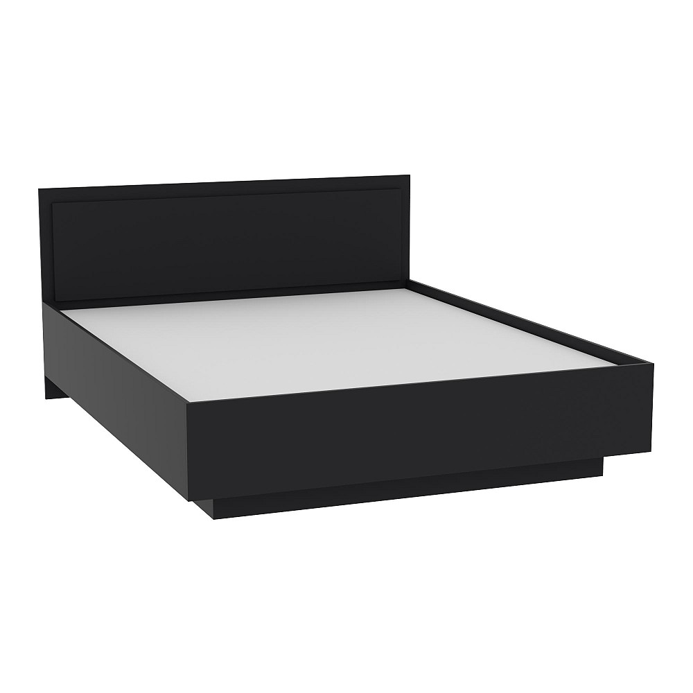 Кровать Кристалл №2 двуспальная, Антрацит, 2035х1632х850 Львов - изображение 1