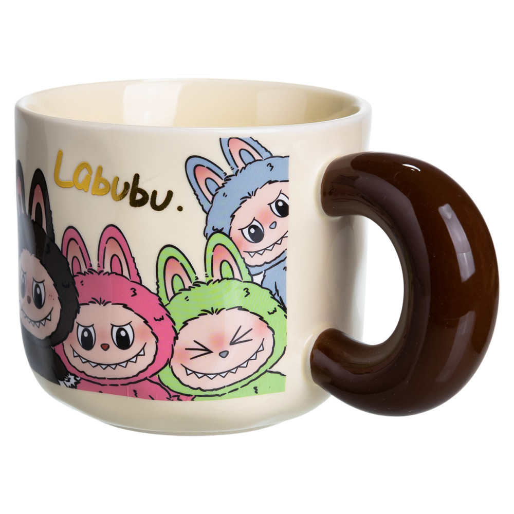 Чашка порцелянова Labubu 400 (мл) подарункова Yiwu FM-21C Коломия - фото 4