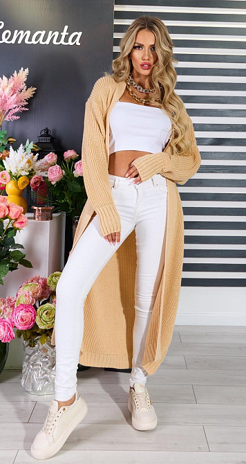 Кардиган грубого в'язання великий розмір (42-48) Київ - фото 5