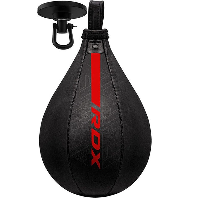 Пневмогруша боксерська RDX F6 KARA SPEED BALL + swivel Matte Red Каменское - изображение 1
