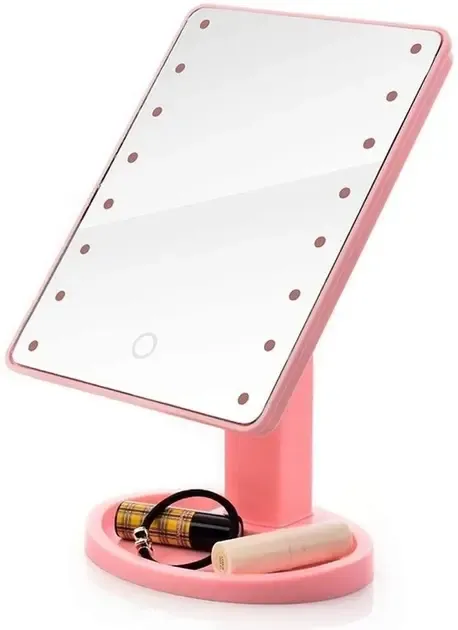 Розовый Зеркало с LED подсветкой для макияжа Magic MakeUp Mirror Коломия - фото 1