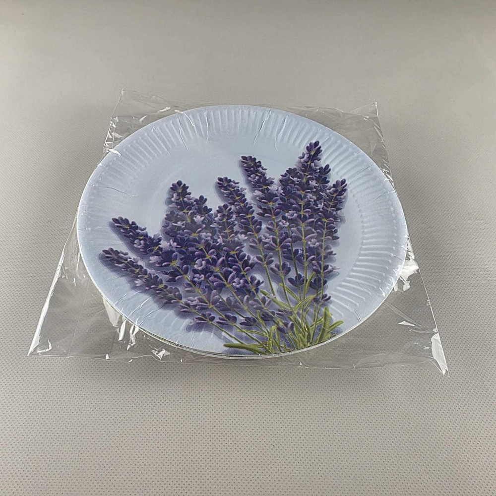 Тарелка бумажная 23см