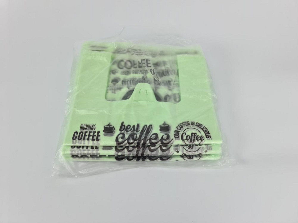 Пакет Майка п/е (30/7*50) "Кава" 18 мкр (250 шт.) Харків - фото 3