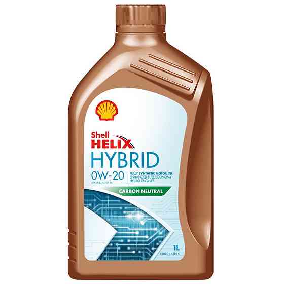Shell Helix Hybrid 0W-20, 1 л (2025) — Повністю синтетична моторна олива для гібридних бензинових двигунів Ковель