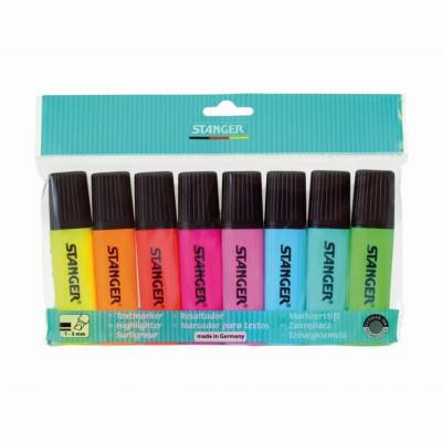 Набор маркеров Stanger набор из 8-ми текстовых 1-5 мм (180007000) Винница - изображение 1