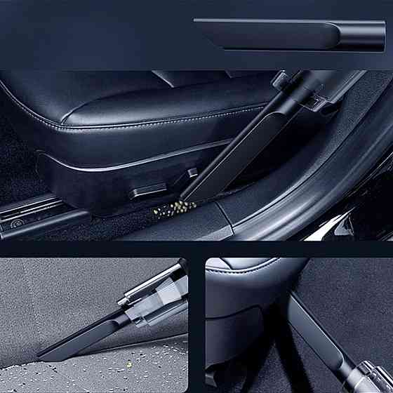 Автомобільний акумуляторний пилосос + 5 насадок,1 АКБ,Dust collector SBR Київ