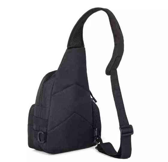 Мужская сумка тактическая через плечо зеленая - размер сумки 35*20*12см, 3 кармана сперед и 1 кармашек боковой Киев